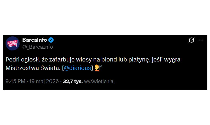 HIT! Oto co zrobi Pedri, jeśli Hiszpania WYGRA MUNDIAL xD